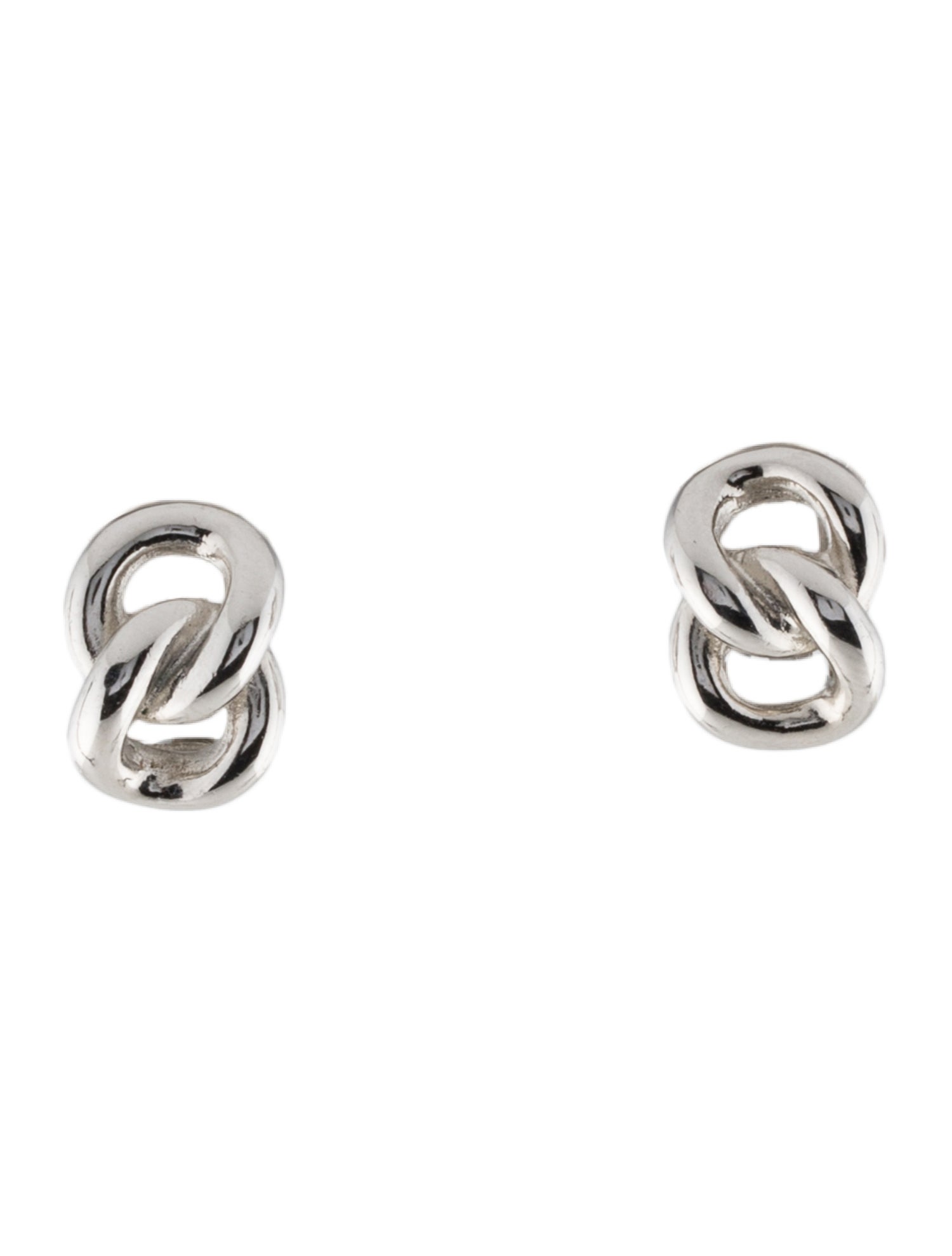 Christian Dior Vintage Chain Link Clip-On Earrings